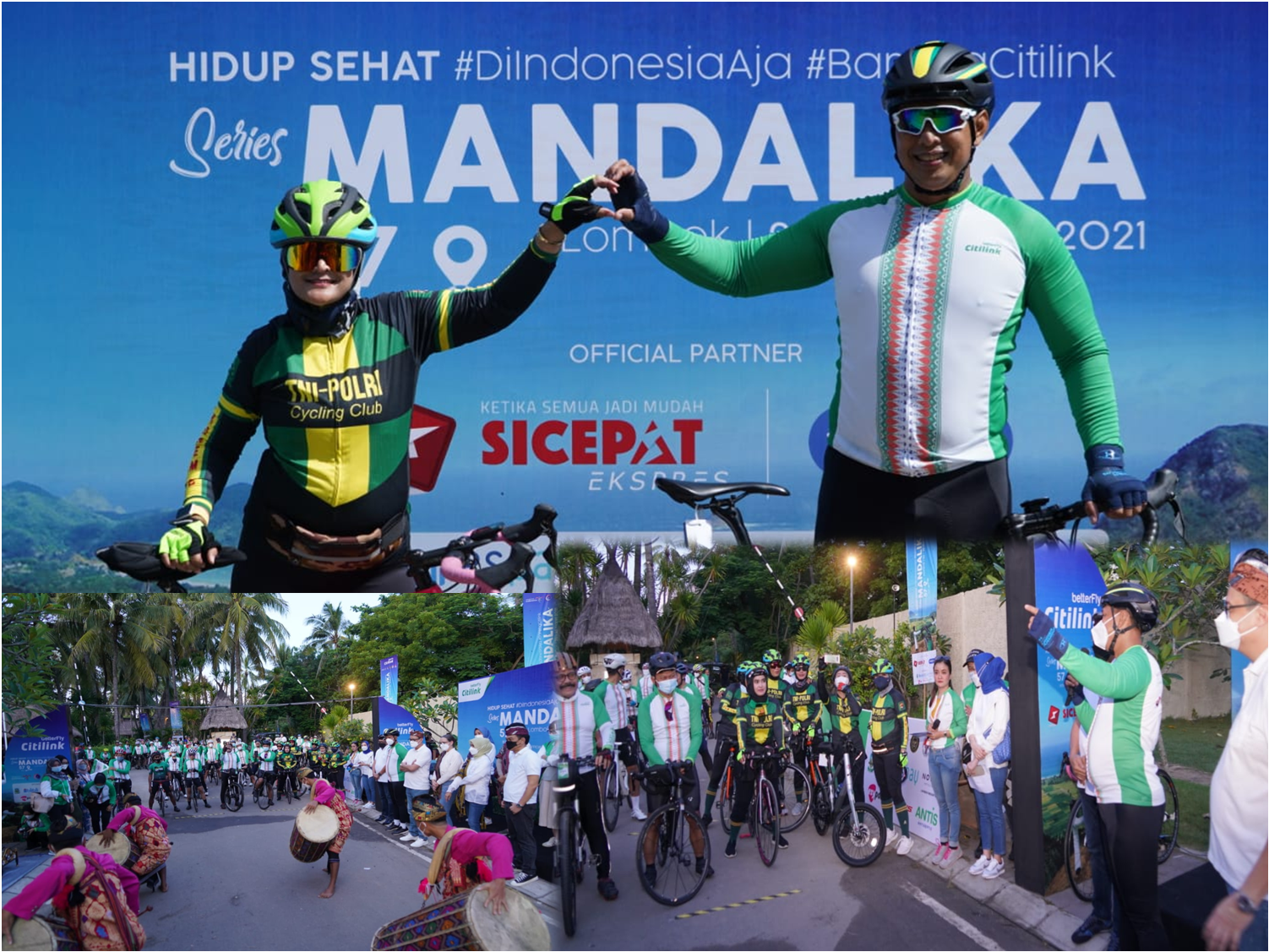 Bangkitkan Wisata Mandalika, Danrem 162/WB Apresiasi Fun Bike