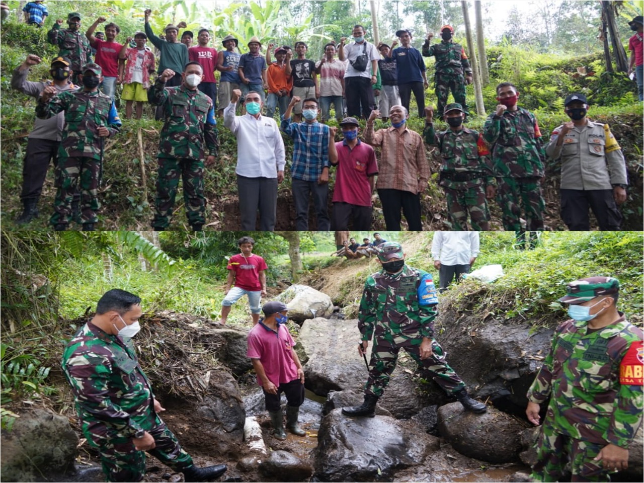 Danrem 162/WB Cek Tiga Lokasi Pembuatan Pompa Hidram di Lombok