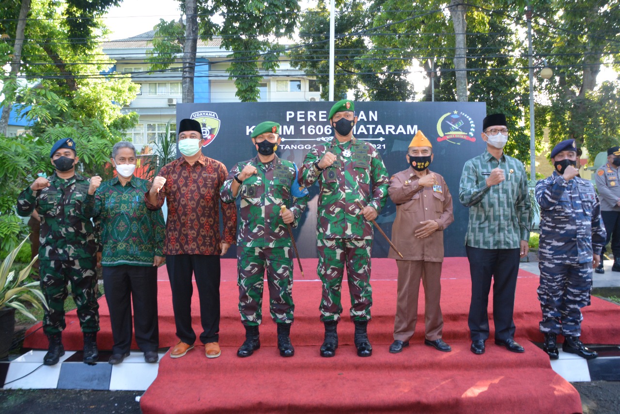 Resmi Nomenklatur Kodim 1606/Lobar Menjadi Kodim 1606/Mataram