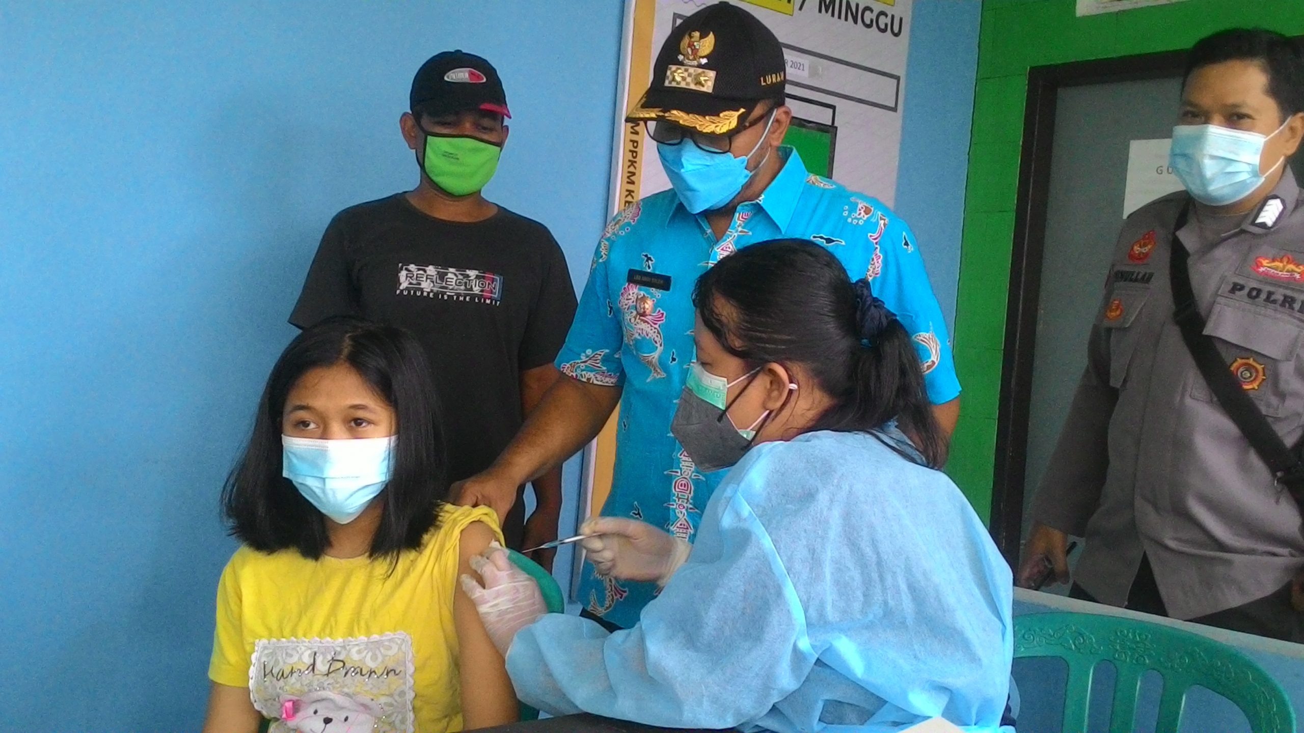 Gadis 12 Tahun Ini Berani Di Vaccine, Begini Kata Lurah Monjok