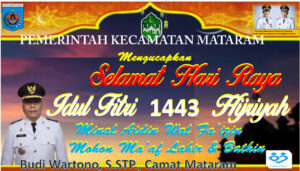 Mengucapkan Selamat Hari Raya Idul Fitri 1443 Hijriyah, Minal Aidin Wal Faidzin, Mohon Maaf Lahir & Bathin