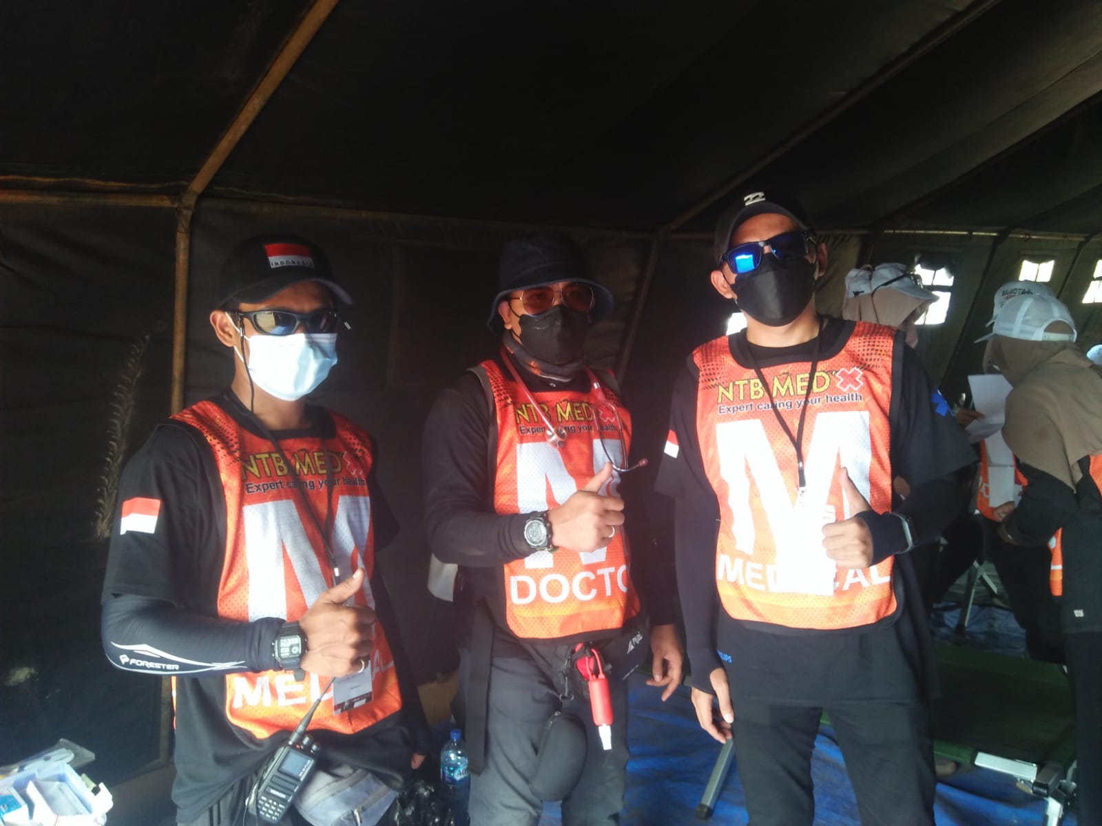 Ketua Tim Medis MXGP Samota Lalu Yudi yang ditemui Sabtu (25/6) di Rocket Sirkuit Motor Samota