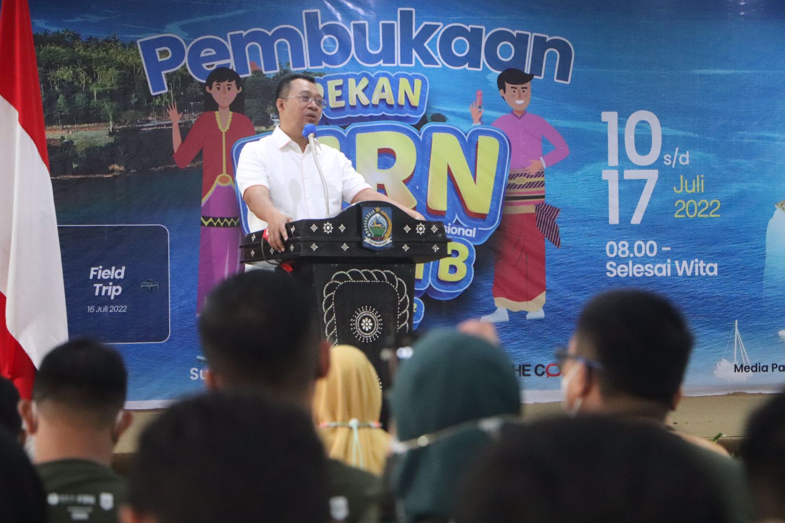 Gubernur NTB, Dr. H. Zulkieflimansyah mengajak seluruh peserta Pekan Pemuda Inovasi dan Riset Nasional ke-20 (PIRN XX) untuk memanfaatkan momen PIRN sebagai wadah mencari sahabat untuk sama - sama membangun Negara menjadi lebih baik.