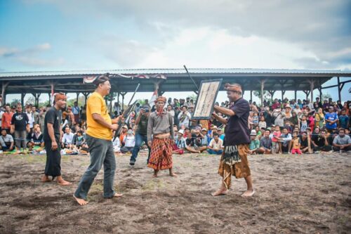 Festival Peresean Budaya Kearifan Lokal Lombok, Bang Zul Uji Nyali