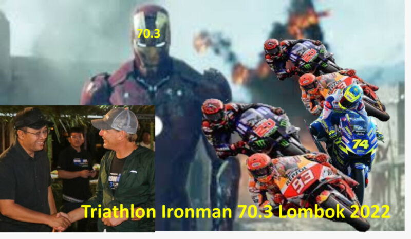 Gubernur NTB, Dr. H. Zulkieflimansyah menyambut kedatangan para peserta event olahraga Triathlon Ironman 70.3 Lombok 2022 pada acara Welcome Dinner yang diselenggarakan di Holiday Resort Lombok, Kab. Lombok Barat, Kamis (06/10).