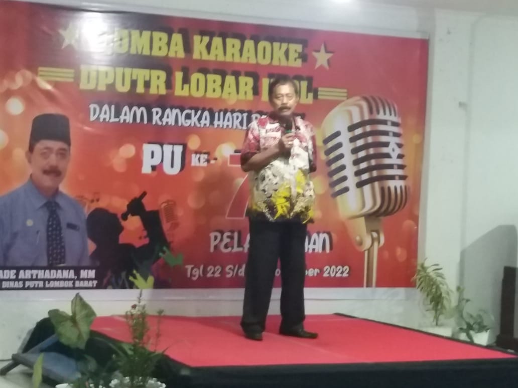 Gebyar HUT DPUTR 77 Gelar Lomba Karauke IDOL