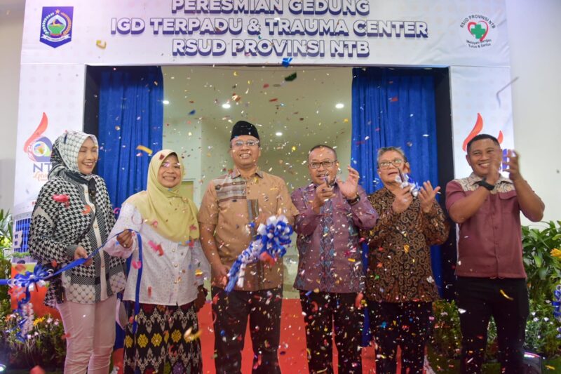 Gedung IGD dan Trauma Center RSUD Provinsi NTB Diresmikan Gubernur