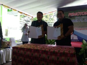 Penandatanganan MoU antara PT. Bank Syari'ah NTB dengan PT. Atra Begawan Nusaantara, Selasa 29 Desember 2022
