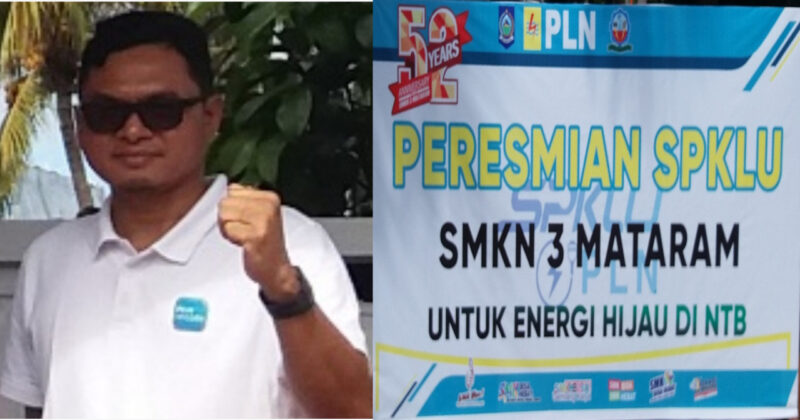 Ini Janji PLN Unit Nusra Usai Resmikan SPKLU HUT SMKN 3 Mataram Ke-52