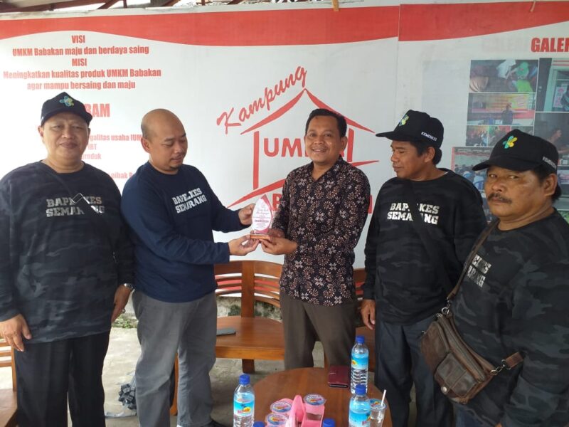 Kampung UMKM Babakan  Mendapat Kunjungan Kehormatan Rombongan BAPELKES Semarang