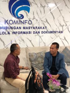 Doktor Najam Kadis Kominfotik NTB Koordinasi Bersama Kemkominfo RI