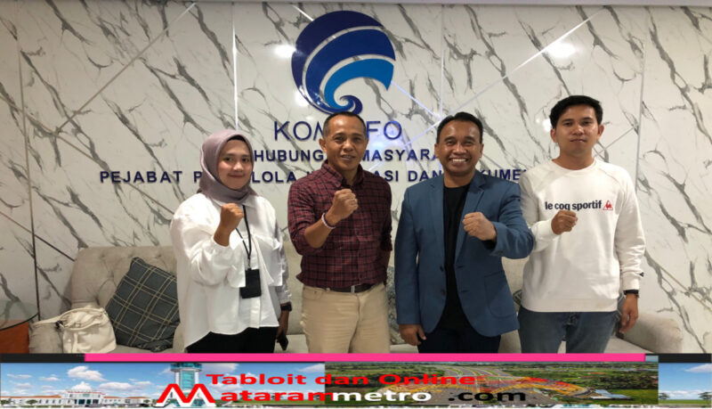 Doktor Najam Kadis Kominfotik NTB Koordinasi Bersama Kemkominfo RI