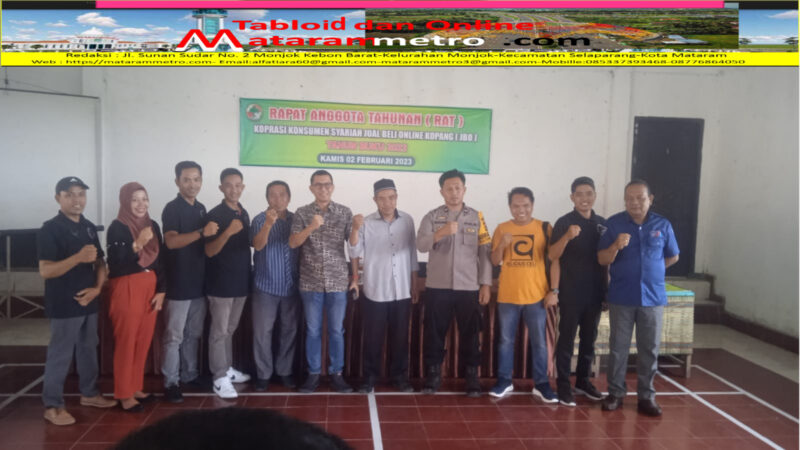 2 Tahun Berdiri, Berikut Fokus Bahasan Dalam RAT Koperasi Konsumen Syari'ah JBO Kopang