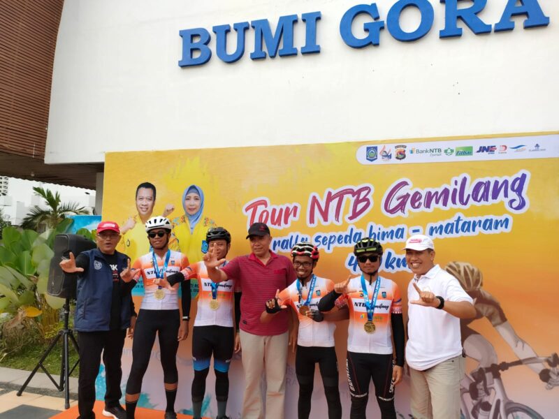 Pemprov Sambut Meriah Rally Sepeda NTB Gemilang Bima-Mataram