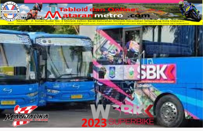 Service Excelent! Shuttle Bus Pemprov NTB Antar 700 Penumpang WSBK Mandalika 2023 Service Excelent! Shuttle Bus Pemprov NTB Antar 700 Penumpang WSBK Mandalika 2023