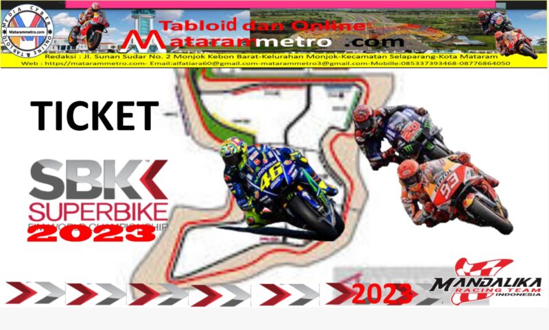 Gubernur NTB Rilis Daftar dan Harga Tiket Moto GP 2023 Sirkuit Mandalika