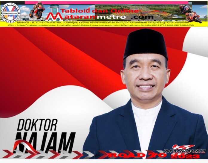 Doktor Najam : Istisqo' Pilihan Utama Kita Memohon Perlindungan dan pertolongan Allah SWT Kepala Dinas Komunikasi Informatika dan Statistik Provinsi NTB, Dr. Najamuddin Amy, S.Sos, M.M