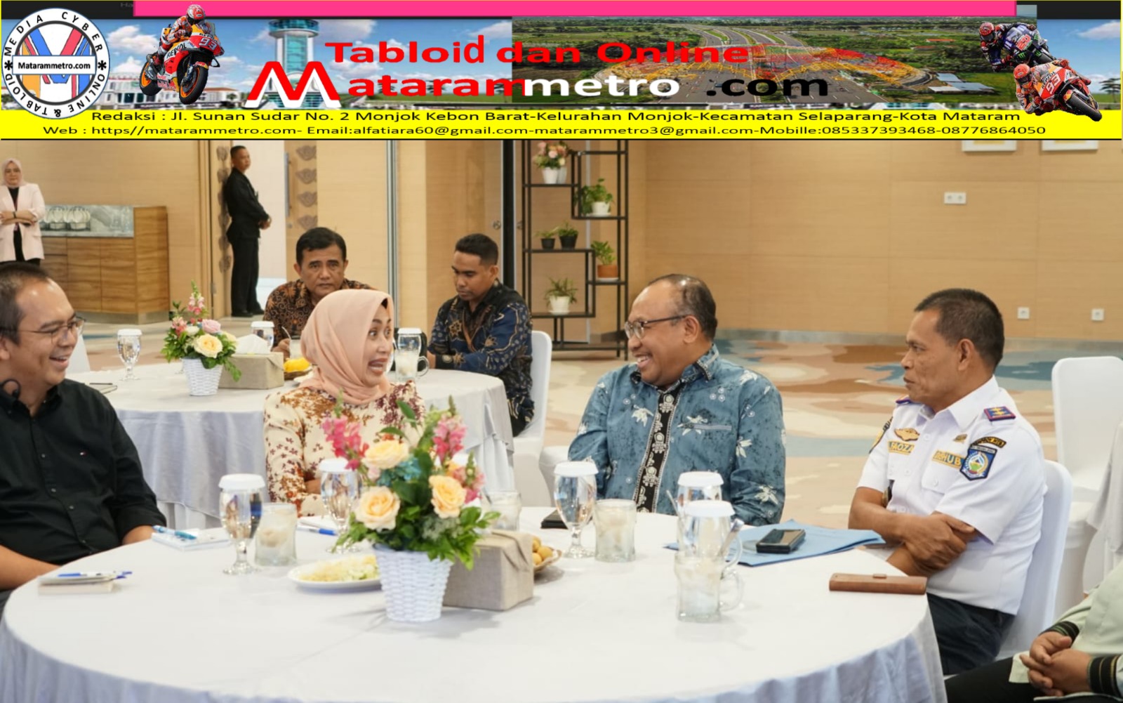 Penjabat Gubernur NTB Drs. H. Lalu Gita Ariadi, M.Si bersilaturahmi dengan Direktur Utama ASDP, Ira Puspadewi berserta jajaran direksi yang membahas terkait Penataan Pelabuan dan Peningkatan Konektivitas Jawa - Bali - NTB, berlangsung di Kantor ASDP, Jakarta, Selasa (19/12).