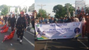 Udayana Banjir Santri, Kanwil Kemenag NTB Gelar Jalan Kerukunan HAB Kemenag RI