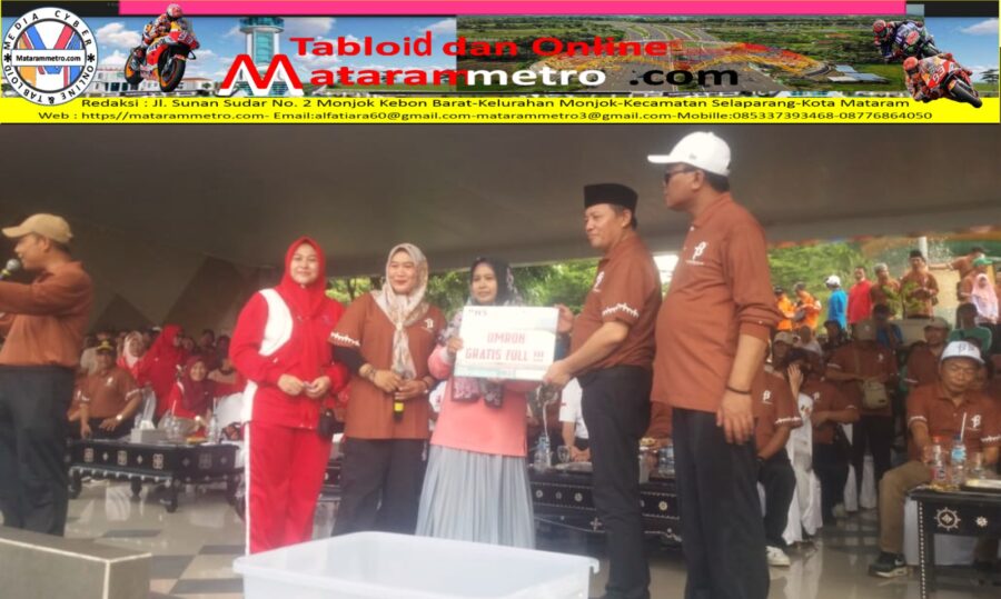 Pemenang Paket Umroh Gratis pertama undian kupon DORPRIZE tersebut jatuh pada nomor undian 003932 yang diterima haru biru oleh peserta yang konon semalam mimpi dapat durian runtuh. Hadiah tyersebut diberikan langsung oleh Ketua Dharmawanita Kanwil Kemenag NTB dan Ibu Direktur KSKK Madrasah Kemenag RI.