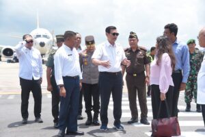 Pj Sekda NTB Sambut Kedatangan Menko Marves RI
