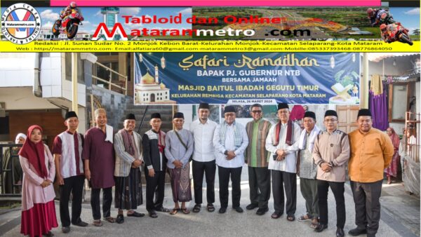 Pj Gubernur NTB Berbagi Berkah Safari Ramadhan Kedua di Kecamatan Selapang