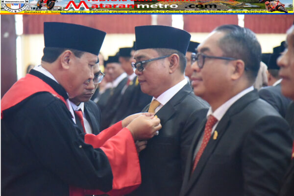 65 Anggota DPRD Provinsi NTB Dilantik, PJ Gubernur NTB Sampaikan Amanat Mendagri