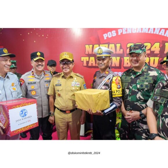 Pj Gubernur NTB Bersama Forkopimda NTB Tinjau Kesiapan Pengamanan Natal dan Tahun Baru