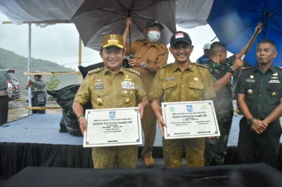 Pj. Gubernur NTB Resmikan Taman Edukasi Landfill Hill TPA Regional Kebon Kongok