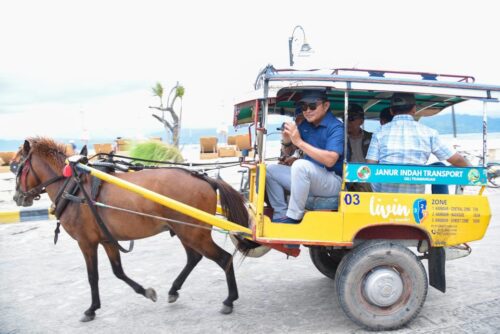 Pj Gubernur NTB Tinjau High Season Jelang Tahun Baru di Gili Trawangan