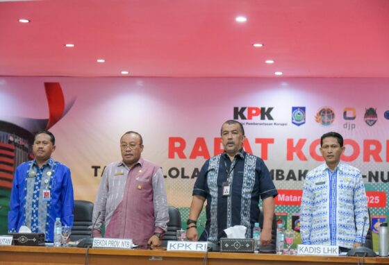 Melalui Rakor Tata Kelola Pertambakan Se-Wilayah NTB, Sekda NTB: Ajak Semua Pihak Bangun Sistem yang Bai