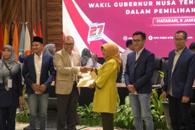 Pleno Terbuka KPUTetapkan Ikbal Dinda Calon Gubernur dan Wakil Gubernur Terpilih Prov NTB