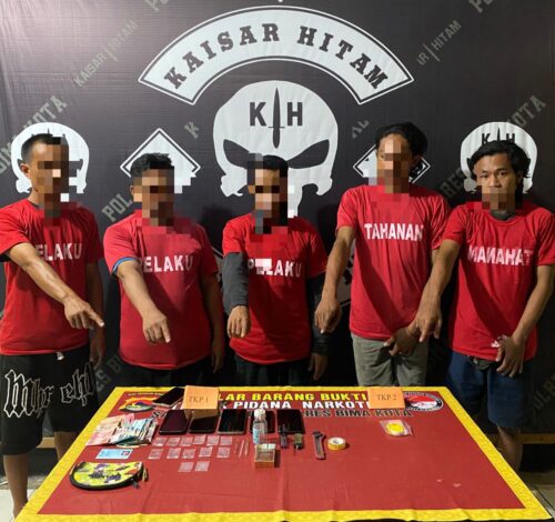 Tim Kaisar Hitam Gulung Kawanan Kurir Rangkap Pengedar Narkoba