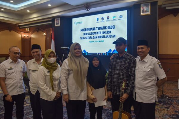Buka Musrenbang GEDSI, Wagub NTB IDP: Wujudkan Pembangunan Inklusif Sesuai Visi-Misi Kepala Daerah Terpilih