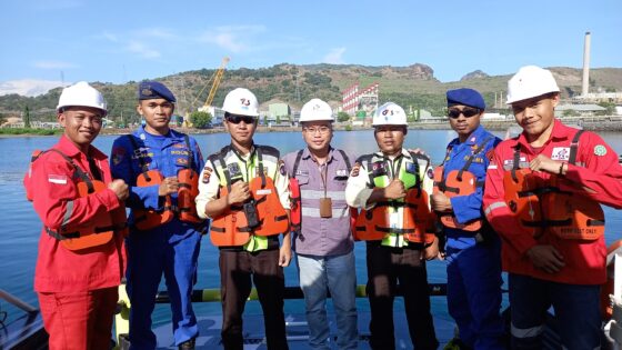 Ditpolairud Polda NTB Intensifkan Patroli Laut di Sekitar Pelabuhan PT. AMNT
