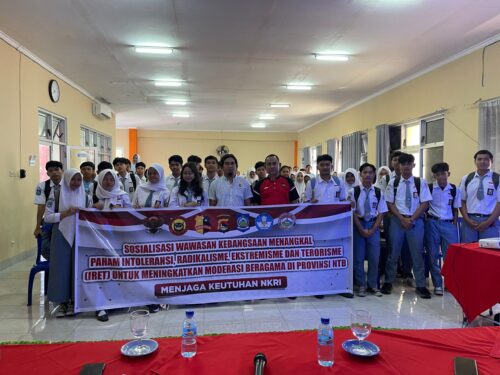SMKN 4 Mataram Apresiasi Densus 88 Edukasi Program Wawasan Kebangsaan