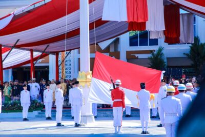 Kibar Merah Putih ke 80 Kominfotik Siap Kawal NTB Makmur Mendunia