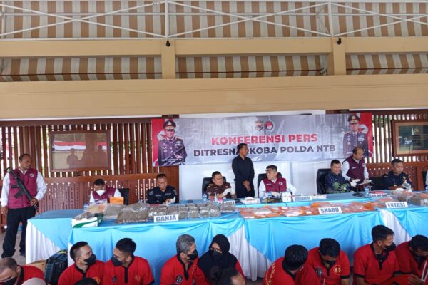 Ditresnarkoba Polda NTB Tangkap 69 Tersangka Pengedar dan Pengguna Narkoba, 9 Dipidana Mati