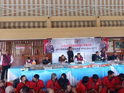 Ditresnarkoba Polda NTB Tangkap 69 Tersangka Pengedar dan Pengguna Narkoba, 9 Dipidana Mati