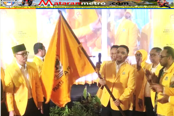 Lalu Ivan Indrayadi Resmi Ambil Alih Nakhoda Golkar Lobar