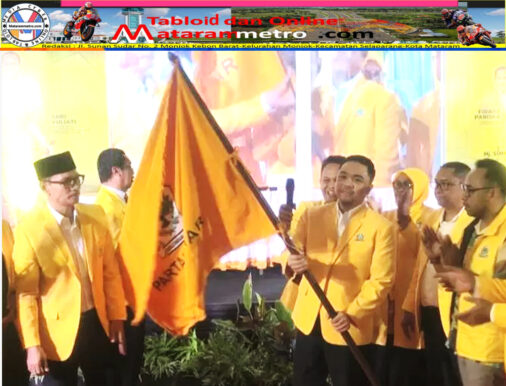 Lalu Ivan Indrayadi Resmi Ambil Alih Nakhoda Golkar Lobar