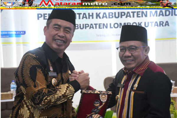 Bupati Lombok Utara Terima Kunker Pemkab Madiun, Bahas Efisiensi Penerangan Jalan
