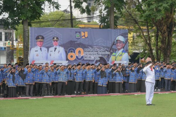 Apel HUT PUPR dan KORPRI 2025 ASN Kompak, Solid dan Siaga