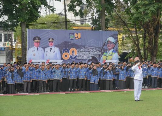 Apel HUT PUPR dan KORPRI 2025 ASN Kompak, Solid dan Siaga