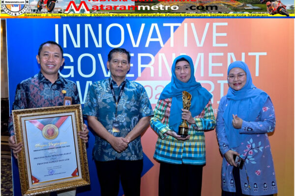 NTB Raih Prestasi Nasional Kategori Provinsi Sangat Inovatif di IGA 2025