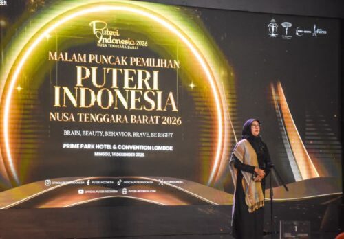 Malam Puncak Putri Indonesia NTB 2026, Bunda Sinta: Cantik Itu Karakter, Bukan Sekadar Fisik
