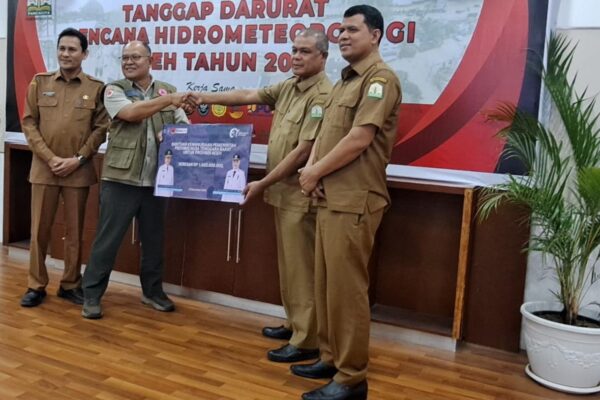 Pemprov NTB Serahkan Bantuan ke Pemprov Aceh