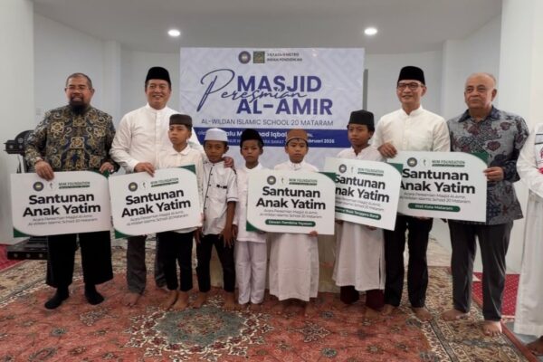 Momentum Istimewa Jelang Ramadan, Gubernur Iqbal Resmikan Masjid Al-Amir Kompleks Al-Wildan 24 Mataram