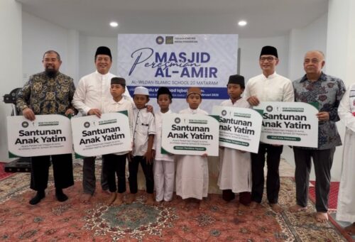 Momentum Istimewa Jelang Ramadan, Gubernur Iqbal Resmikan Masjid Al-Amir Kompleks Al-Wildan 24 Mataram