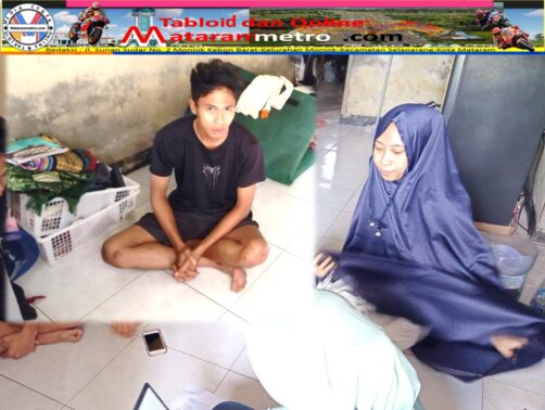 Niza Rosdian sang kakak bersama adiknya Danil Rabsanzani yang dipecat SMKN 4 Mataram 5 tahun lalu karena tidak bisa bayar BPP